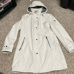 Calvin Klein rainproof hooded fleece lined coat